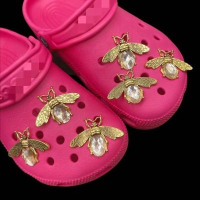 China Clog Bling Crystal Shoe Charm Wholesale Shoe Charms For Shoe Decoration Rhinestones For Shoe Ornament Christmas Gift for sale