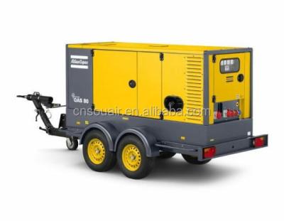 China Competitive Price 200 KVA 160 KW QAS200 Portable Silent Copco Atlas Diesel Generator QAS 200 for sale