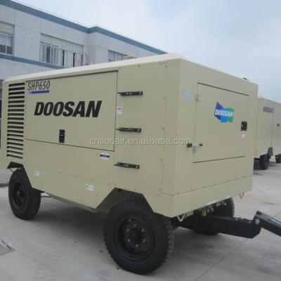 China Doosan Ingersollrand VHP540/XP385/SHP650 Lubricated Screw Air Compressor385CFM-540CFM-650CFM 8.6-14-19bar Portable Diesel Engine USA Origin for sale