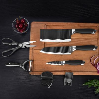 China Hot Selling Promotional Gift Items7 PCS 2020 Viable New Arrivals Kitchen Knife Set In Lowest Price for sale