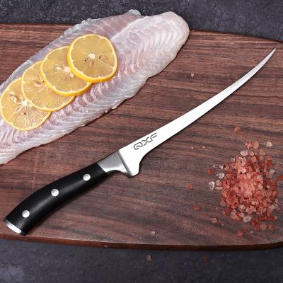 China Sustainable Professional Non-Slip Handles Razor Sharp 7 Inch Japanese Fish Filleting Knife for sale