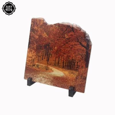 China 2020 Stone Top Selling Home Decorative Products Sublimation Stone Photo Frame For Picture for sale