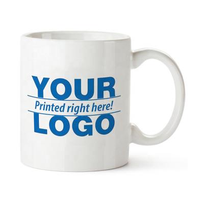 China Viable China Factory Wholesale Creative Logo Printing Sublimation Ceramic Coffee Mug for sale