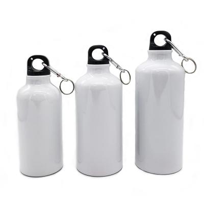 China Bicycle 400/500/600ml Viable Blank Fashion Sport Aluminum Water Bottle For Sublimation for sale