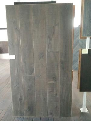 China New Arrival Antique Dark Grey Oak Engineered Flooring for sale