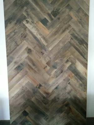 China Rustic European Oak Herringbone Engineered Wood Flooring for sale