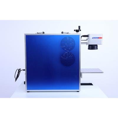 China Small Size Portable Metal Barcode Fiber Security High Performance Laser Marking Machine for sale