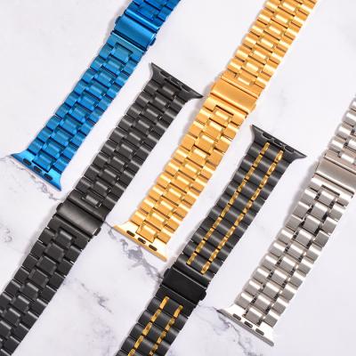 China Stainless Steel Watch Band Designers Watch Bands Band Custom Apple Watch Band 7 44 Strap 38mm Stainless Steel for sale