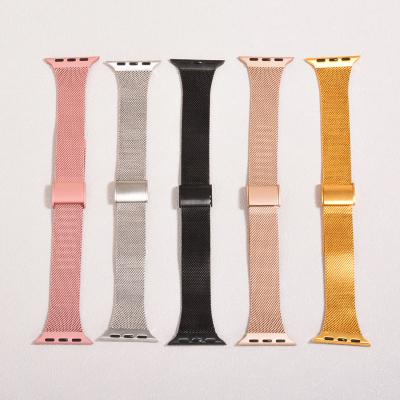 China Stainless Steel Apple Watch Sport Band Strap Women's Smart Watch Bands & Accessories 38mm 42mm Stainless Steel for sale