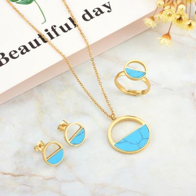 China New CLASSIC Trendy Hip Hop Bridesmaid Jewelry Sets Gold Chunky Jewelry Sets Necklace for sale