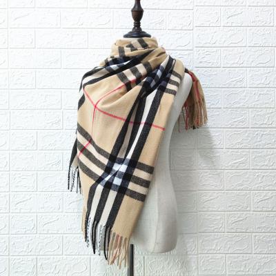 China Designer Brand Cashmere Scarf Women Winter Wool Classics Tassel Luxury Plaid Silk Scarves Wraps Shawls Wraps Scarf For Men for sale