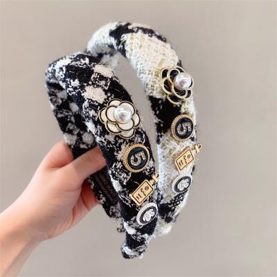 China Rubber Hair Decoration Double C Headband Famous Brand Girl Accesorios Hairbands Designers Bags Jewelry Hair Accessories for sale