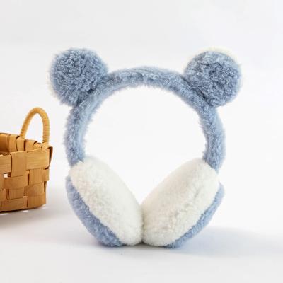 China Hot Selling High Quality Plush Earmuffs Daily Life New Winter Plush Earmuffs Little Bear Cute Outdoor Warm Ear Muff For Girls Kids for sale