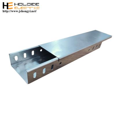 China Steel Size And Galvanized Steel Cable Tray IS9001 Australia Trunking Perforated Cable Tray Cover Meets World Standards for sale