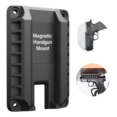 China Gun Accessories Tactical Quick Hidden Super Gun Magnet Holder Gun Magnetic Mount For Flat Surface Gun Mount Gun Magnet Mount Accessories for sale