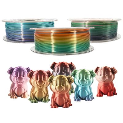 China PLA 3d Printer 1.75mm Filament Silk Rainbow 3d Color Printing High Quality PLA Filament Factory Direct Pla 3d Printer for sale