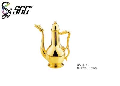 China Large Phoenix Nozzle Flagon Or Wine Pot / Gold Plated Tableware For Festival , Event for sale