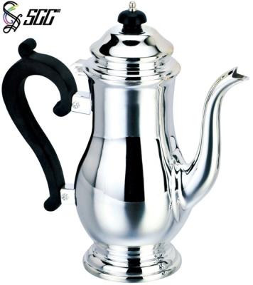 China Polished Stainless Steel Coffee Pot Vintage Tea Party Tableware For Banquet / Dining Room for sale