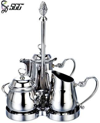 China Modern Design Stainless Steel Coffee Pot Display Stand For Buffet for sale