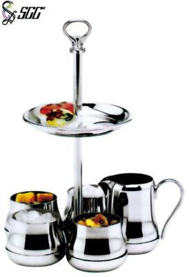 China 2 Tiers Nuts Combined Display Stand Afternoon Tea Tableware For Banquet for sale