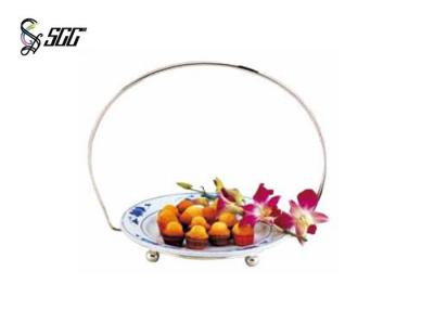 China Home Small Dessert Display Stands Stainless Steel Dessert Gift Basket for sale