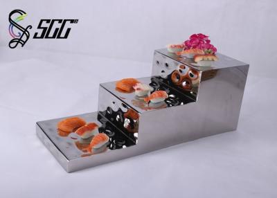 China Stairs Shape Tiered Buffet Stand with Hand Hammer Point for Celebration / Party for sale