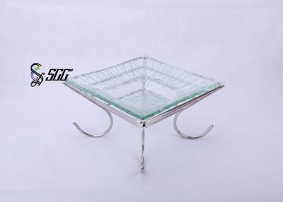 China 4  Feet Stainless Steel / Gold Plated / Silver Plated Food Serving Stand For Wedding Banquet for sale