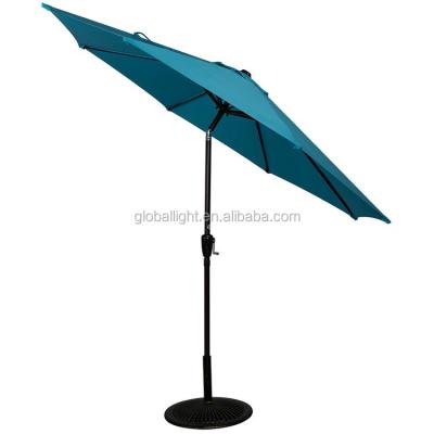 China 9 Foot Steel/Aluminum Patio Umbrella Furniture Outdoor Patio Pole with Tilt and Crank, Customized Color for sale