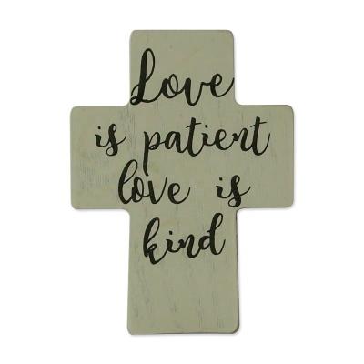 China Europe Mass Production Printed OEM Love Is Patient Love Is Kind Wood Signs For Stand Picture&Photo Card Holders Table Wood Crafts for sale