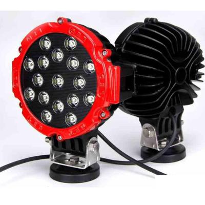 China ABS 7in 51w LED Power Indicator Work Light - Round - 4100lm - Spot Flood - for ATV Jeeps Cowboy 4x4 RV Trailer Fishing Boat Tractor for sale