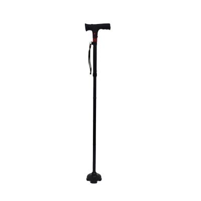 China Adjustable Led Light Elderly Aid Luminous Cane Walking Sticks Collapsible Medical Portable Folding Elderly Custom Made for sale