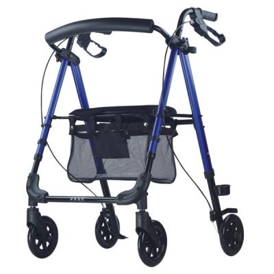 China Euro Aluminum Rollator /Walker Training Medical Nitro Style For Elder With Brake Rollator Walker for sale