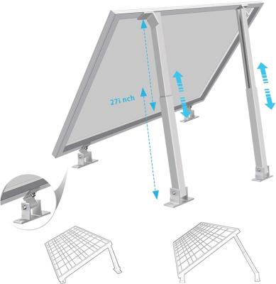 China Fast Installation Aluminum Profile Roof Solar Panel Solar System New Low Level Support Structures for sale