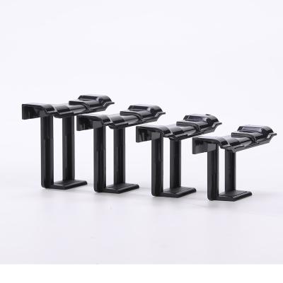 China Plastic PV Solar Panel Installation Clip To Clear Black 30mm 35mm 40mm 45mm 50mm T35 Solar Panels Water Drain Clip for sale