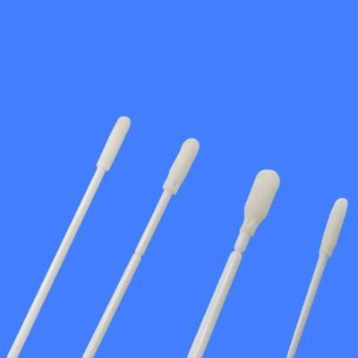 China HCY Foam Swab Sterile Oropharyngeal Nasal Swab Sample Collection Sponge Swab for sale