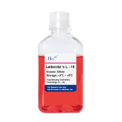 China Leibovitz’s L 15 700ml Cell Culture Medium avoid light storage for sale