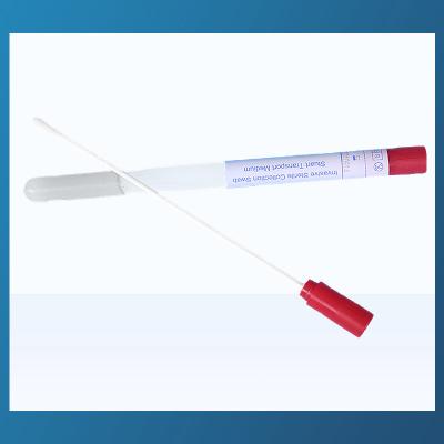 China DNA Transport Medium Disposable Virus Sampling Tube With Swab Strip for sale