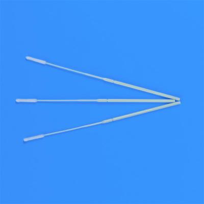 China Medical Grade 80mm Nasopharyngeal Flocked Swab Sterile Nasal Swabs for sale