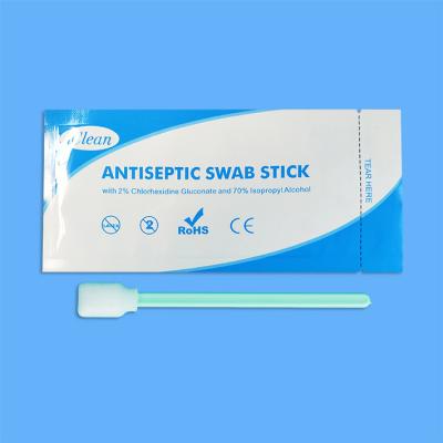 China Sponge Cotton Medical Disinfection Swab Micro Skin Preparation Applicator for sale