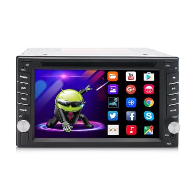 China Universal 6.2 inch 2 din radio car dvd player wifi FM gps mirror link navigation wheel remote control aux. android gps stereo for sale