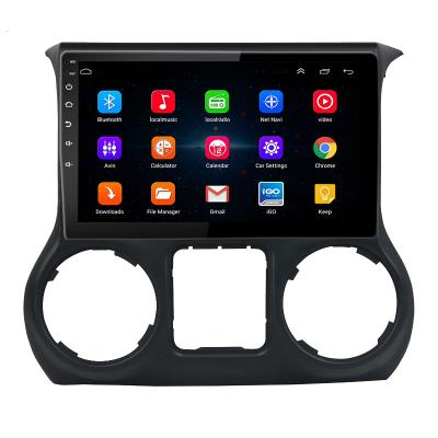 China 10.1inch Android GPS Navigation Multimedia Mirror Link Touch Screen Car Radio Stereo Radio DVD Player For Jeep Wrangler 2014 2016 2017 for sale