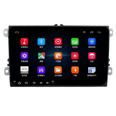 China GPS 9 inch 2 din Android 9.1 mirror camera dvr radio universal back link USB HD touch stereo gps AUX 9 media player. car for VW for sale