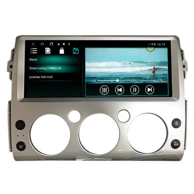 China Android 2GB 32GB DVD 12.3 inch car multimedia player wifi stereo audio gps fm am auto radio 2017 for toyota FJ cruiser android for sale