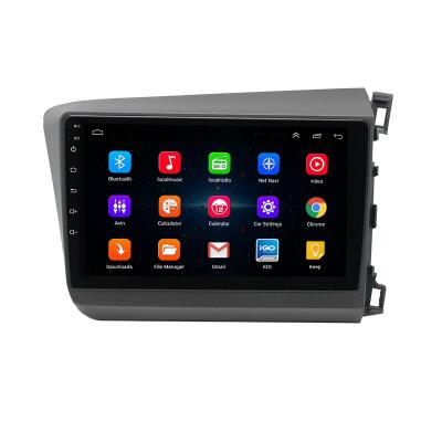 China 9 inch dsp 4G carplay android carplay media dvd player system touch screen gps video gps navigator for honda civic 2012 2013 2014 2015 for sale