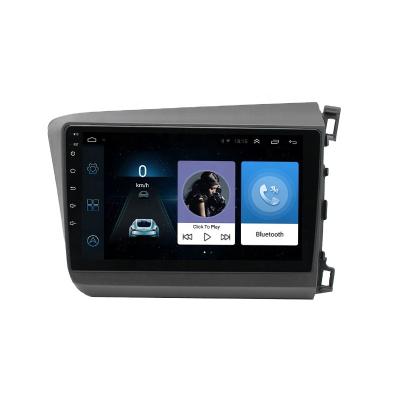 China 9 Inch 2.5D Panel Stereo Radio DVD Player BT Mirror Link DSP GPS Navigator Car Android Screen Eye Contact For Honda Civic 2012 for sale