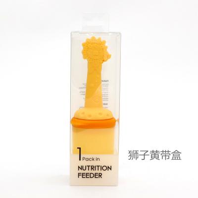 China BPA Free OEM Fruit Teether Silicone Food Feeder Baby Fruit Feeder Infant Pacifier for sale