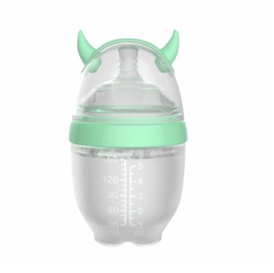 China BPA Free Silicone Biberon Baby Feeding Bottle Toddler BPA Free Food Grade Care Bottle for sale