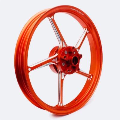 China Aluminum alloy motorcycle front/rear wheel rims 14 15 16 17 inch aluminum alloy motorcycle wheels for sale