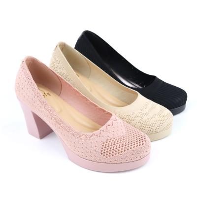 China Other Morden Style Pump Led Platform Pink Outdoor Official Office Woman Heel Shoe Luxury Plu Size For Woman Shoes Women for sale