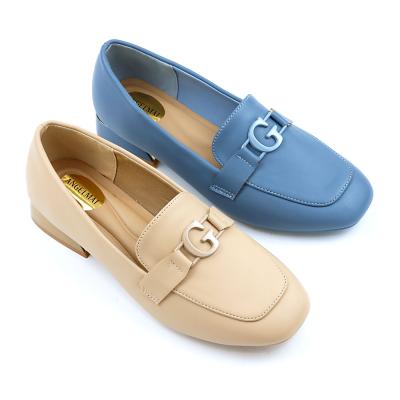 China Blue upper women casual shoes high heel ladies tacones massage grade shoes women pumps lady heels for sale